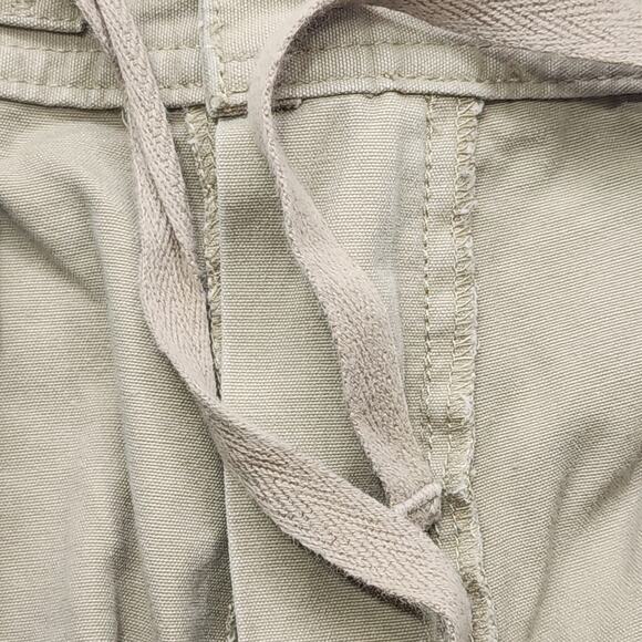Vintage Y2K Oakley Shorts Mens 36 Tan Cargo Utility Outdoors Drawstring Khaki - Picture 6 of 16
